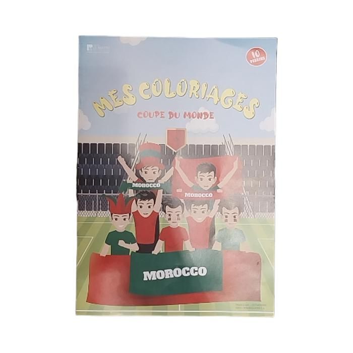 LIVRE COLORIAGE COLLECTION COUPE DU MONDE