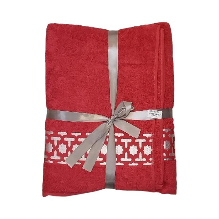 PACK SERVIETTE DE BAIN 2 PCS "Couleur Aléatoire"