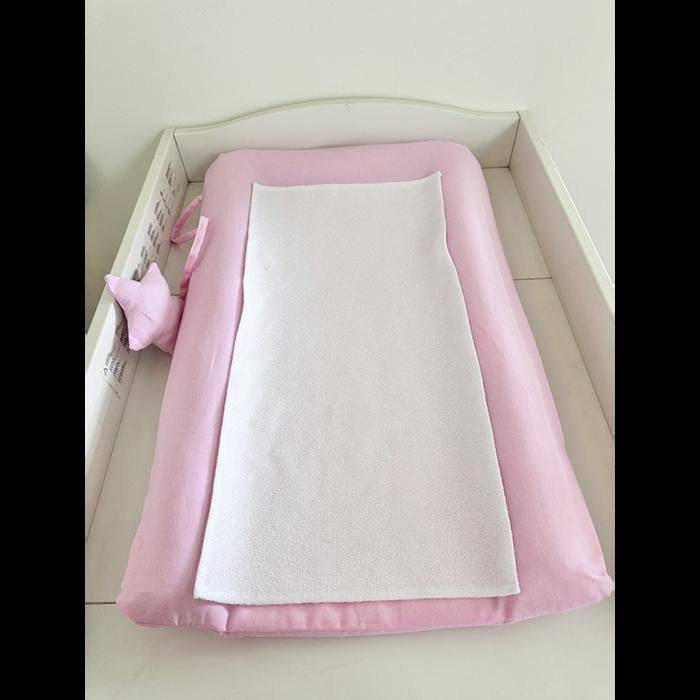 matelas à langer rose