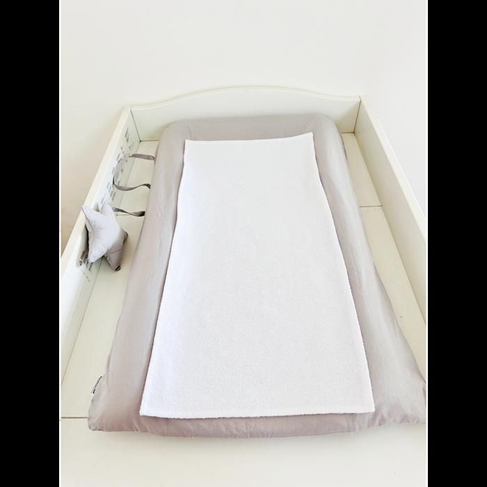 matelas à langer gris