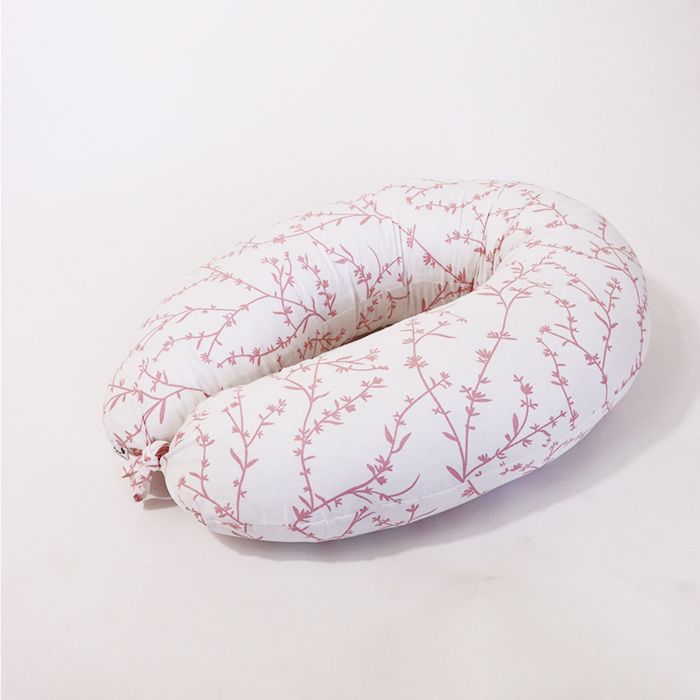 coussins de grossesse et d'allaitement-BLANC ROSE
