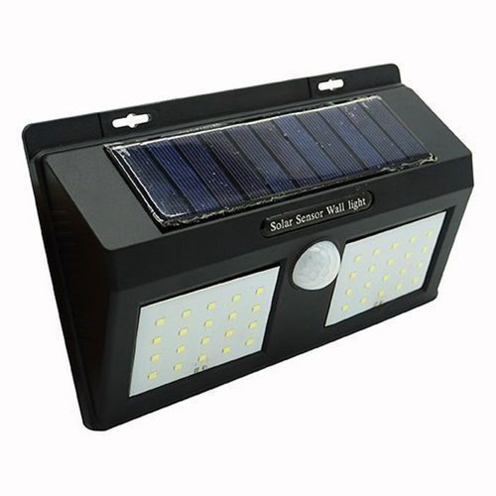 Haut Qualité Lampe Solaire avec détection de mouvement Solar Light Rechargé par la lumière du soleil  Étanche 40 LED