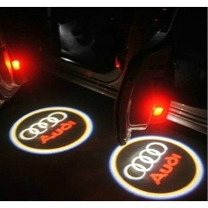 Projecteur Lampe - Audi - 2 PCS - LED - Sans Fil - Ombre de Fantôme
