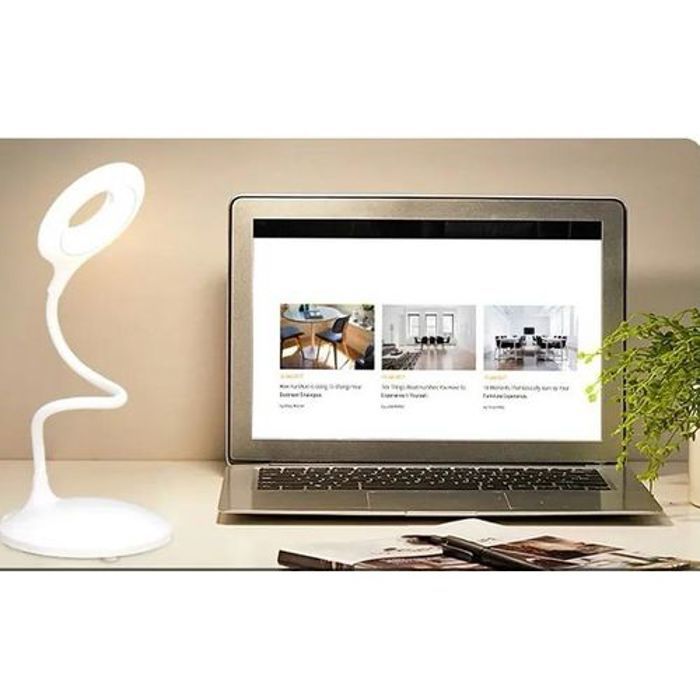 Lampe de bureau LED pliable USB interrupteur tactile lumière intensité réglable