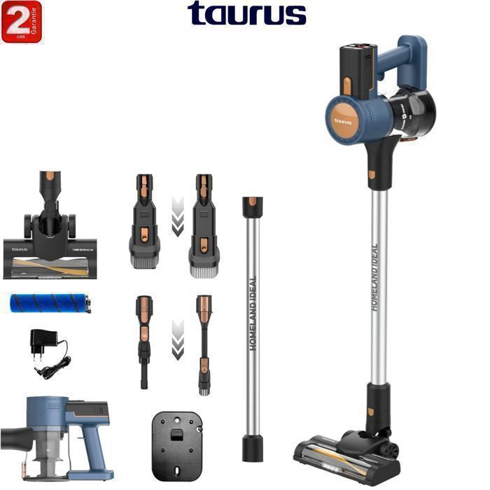 Aspirateur balai - Taurus - 948934000 - Sans fil - 150 W - HEPA