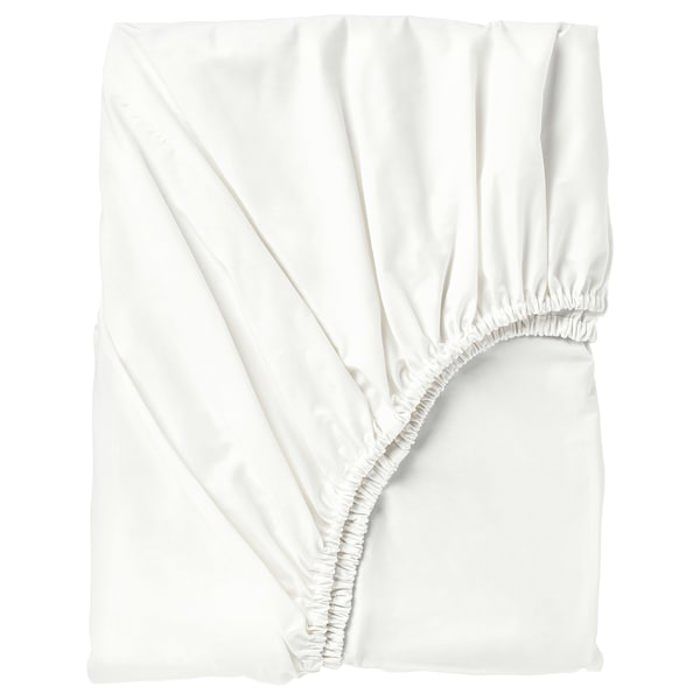 Drap housse 120 x 60 blanc