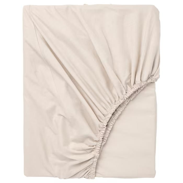 Drap housse 140 x 70 beige