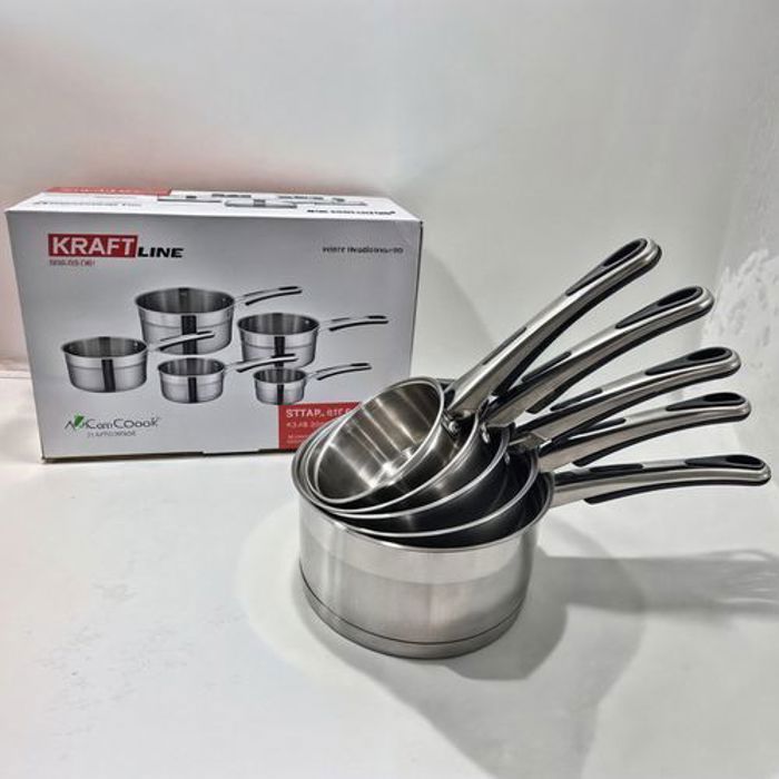 Kraft line Lot de Casseroles en Inox