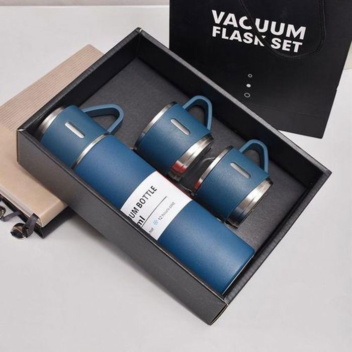 VACUUM FLASK thermos - Inox et couvercle 3 tasses - 500 ml