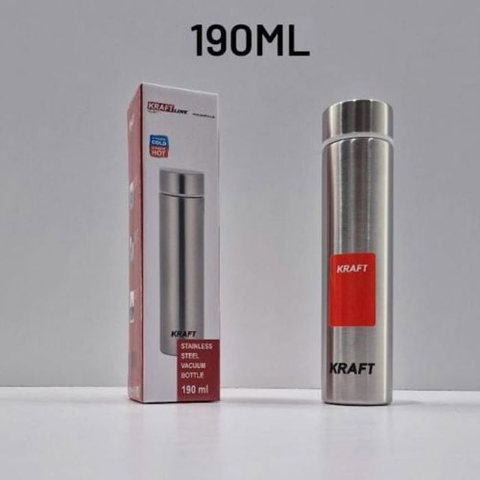 Kraft line Mini Bouteille Thermos en Acier Inoxydable 190ml