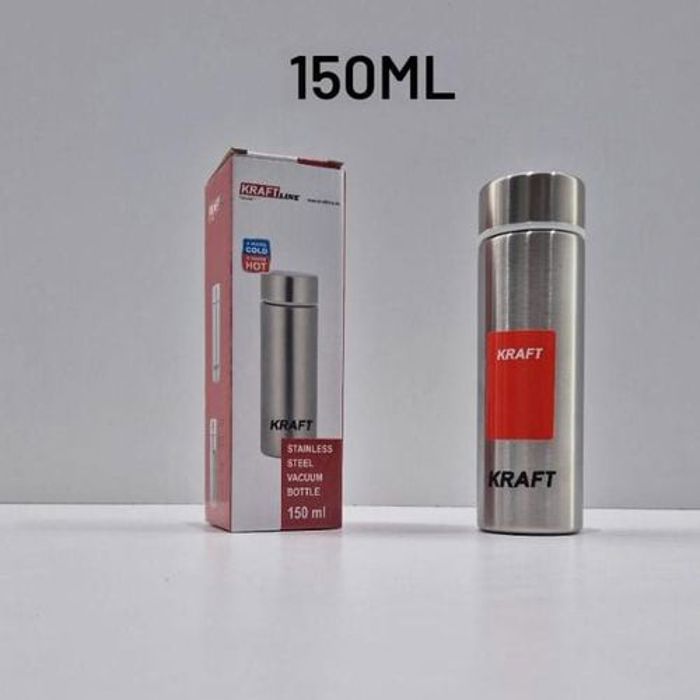 Kraft line Mini Bouteille Thermos en Acier Inoxydable 150ml