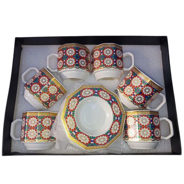 Service de 6 Tasses à Café Mug