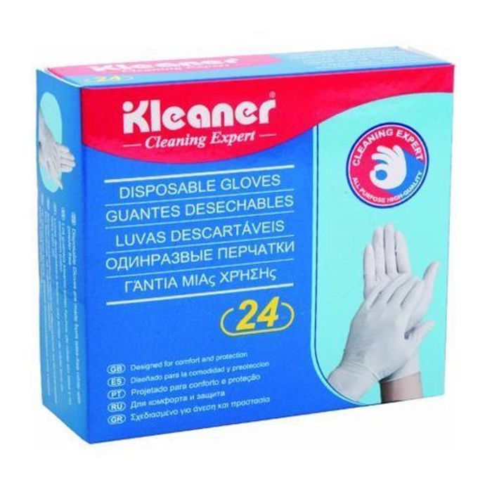 Latex 2 boite 24 PES.Gants en latex jetables