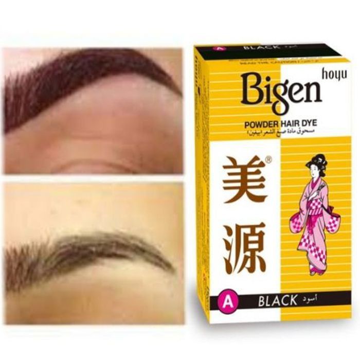 Bigen Coloration pour Sourcils Couleur Noir 6Gr