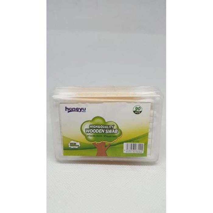Boutons De Coton tige blanc boit (90 pcs /Conteneur)