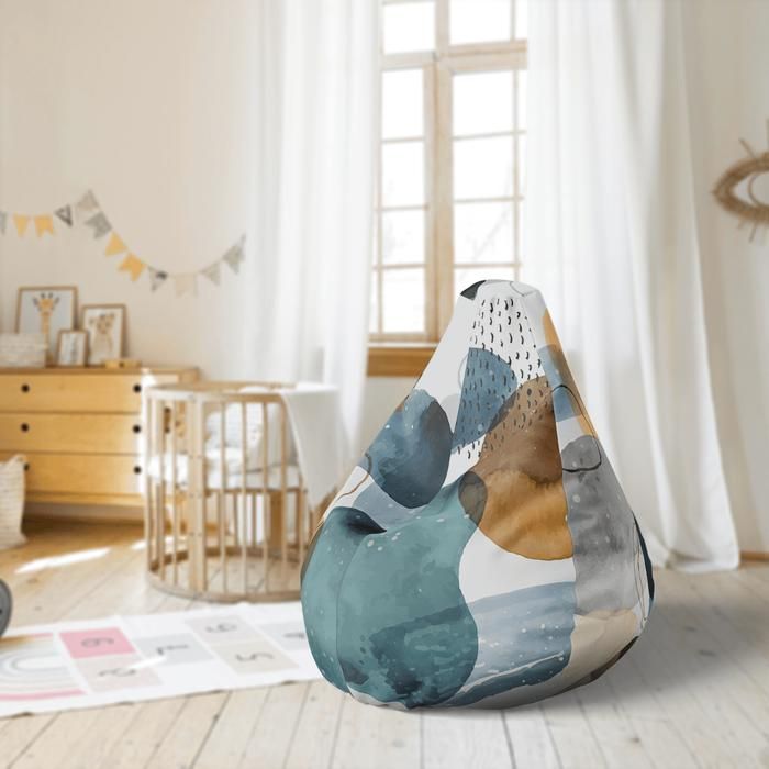POUF POIRE IMPRIMÉ - Multi couleur