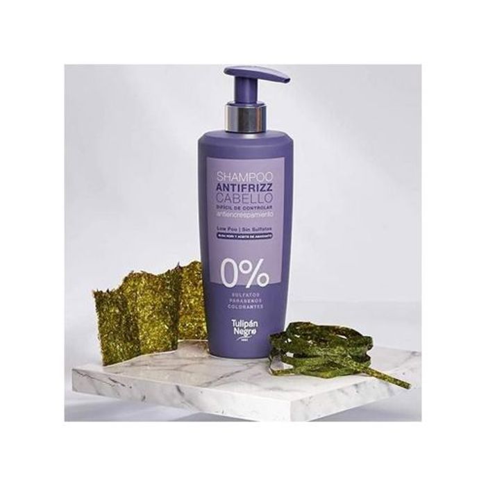Tulipan negra shampoing cheveux sans paraben sulfate shampoo anti-frisottis