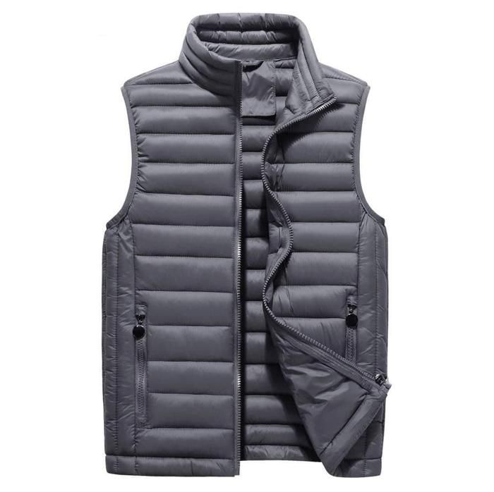 Gilet Homme Gris