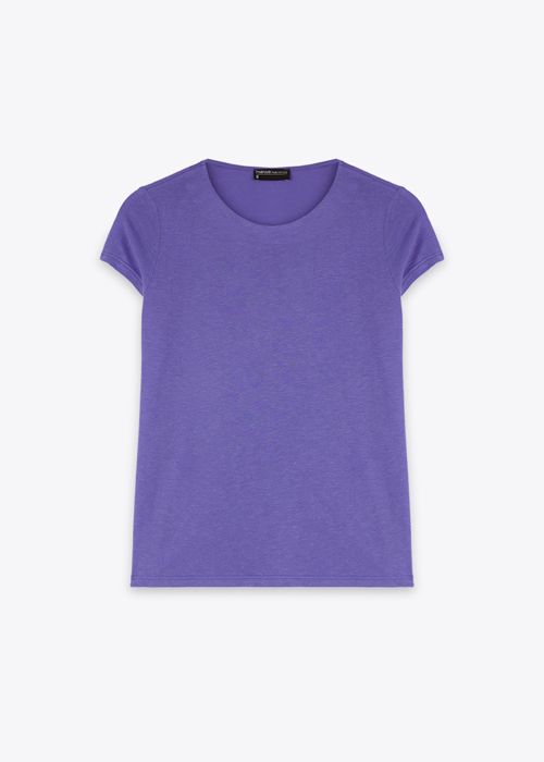Top Basic Col Rond - Mid Blue - Marwa