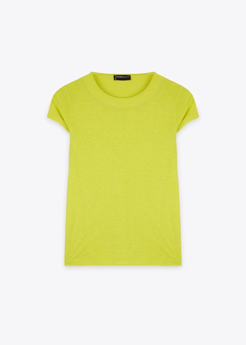 Top Basic Col Rond - Lime - Marwa