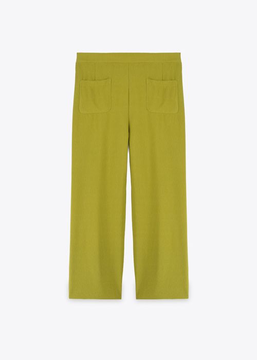 Pantalon Crop - Green Flower - Marwa