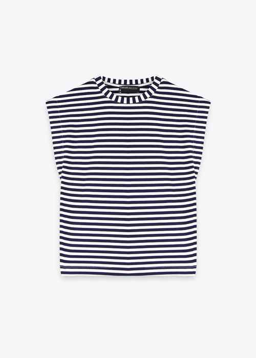 Top Sans Manches - Blue Ivory - Marwa