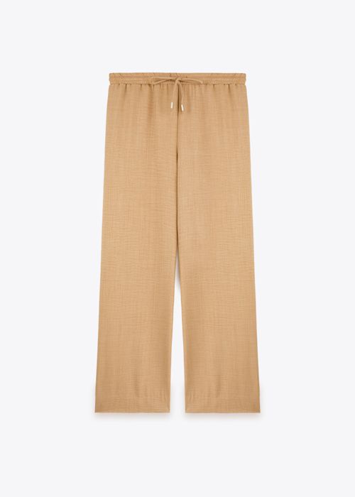 Pantalon Palazzo À Cordon - Beige - Marwa