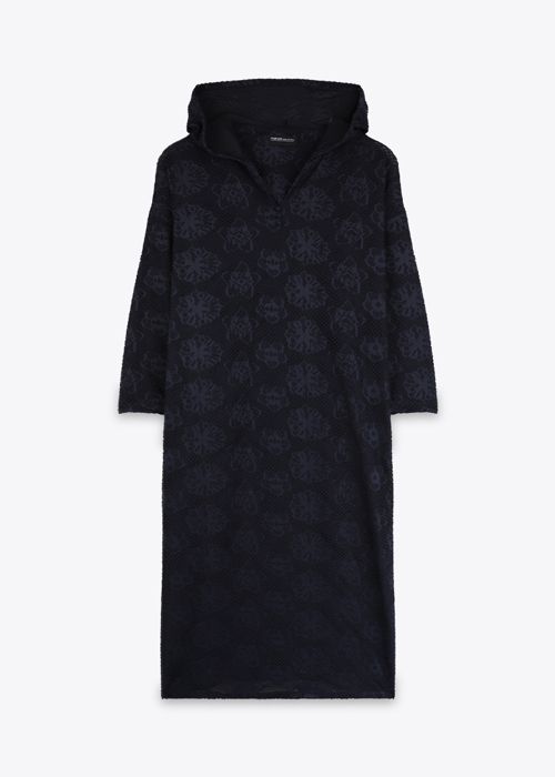 Djellaba - MARWA - Basic Dark Blue - Tissu doux - Coupe fluide - Finitions soignées