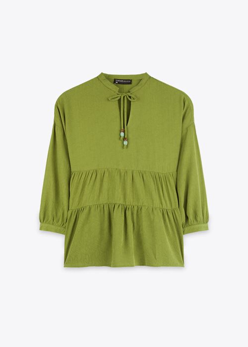 Blouse Uni - Green - Marwa