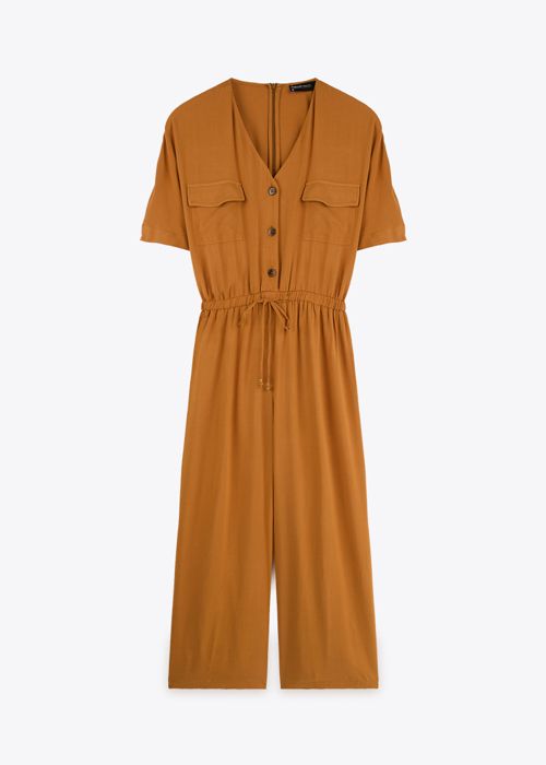 Combinaison Col V - Camel - Marwa