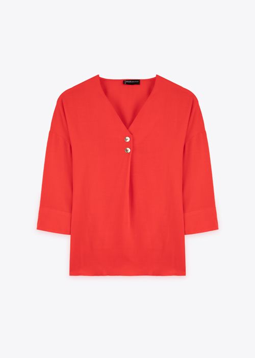 Blouse Basic - Red - Marwa