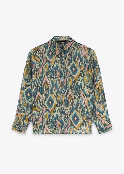 Chemise Basic - Blue Ikat - Marwa