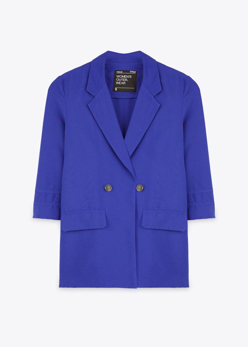 Blazer À Revers - Electric Blue - Marwa