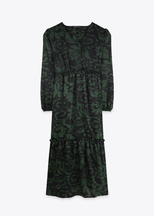 Robe Longue Ikat - Green Ikat - Marwa