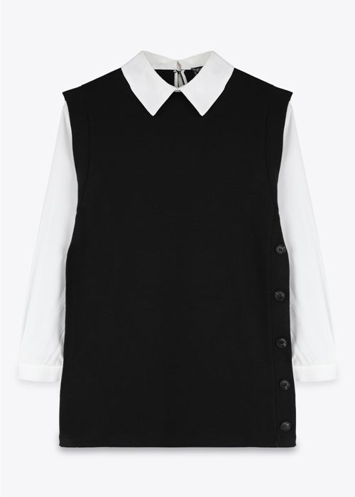 Robe 2En1 - Black - Marwa