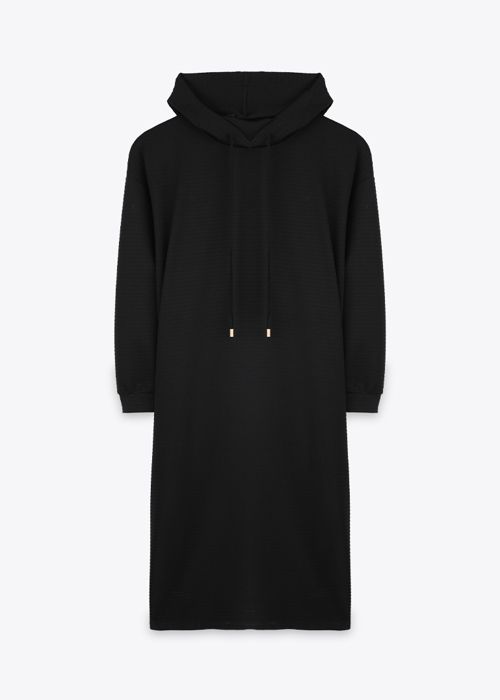 Robe - MARWA - Capuche - Noir - Femme - Adulte
