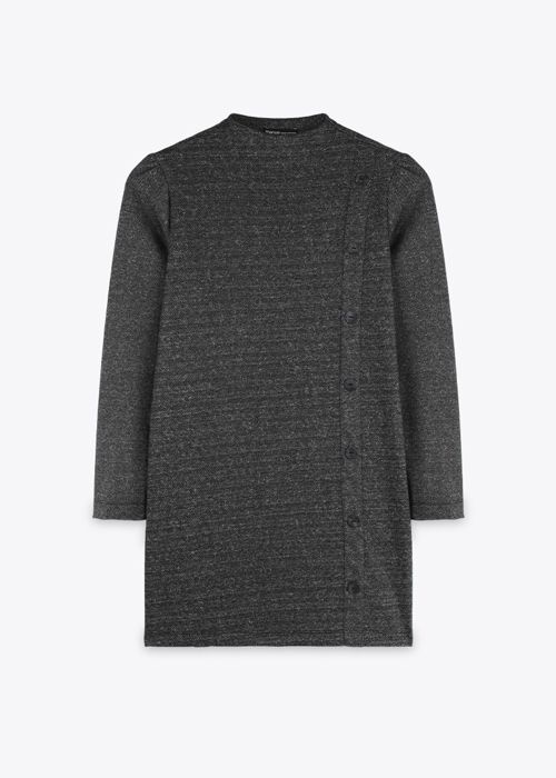 Robe Courte Bouton Cote - Anthracite - Marwa