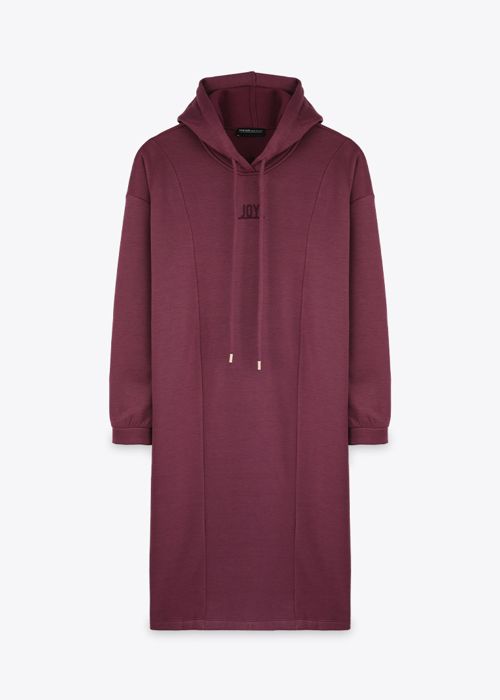Robe Longue A Capuche - Purple - Marwa