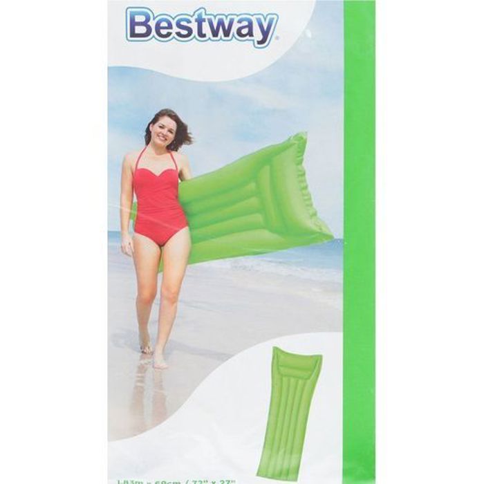 Bestway Matelas Vert de Piscine Gonflable