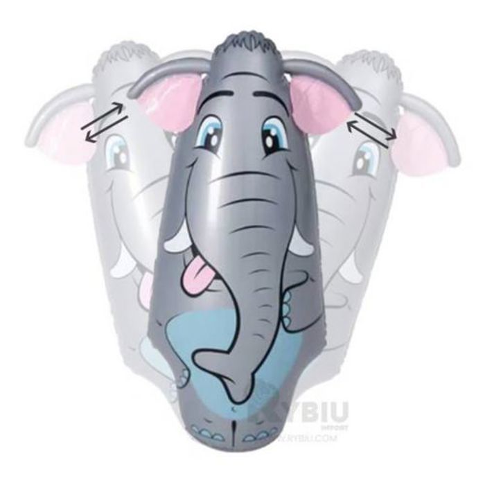 Sac de frappe gonflable - BESTWAY - Elefante Gris - 89 cm - Pour enfants - PVC