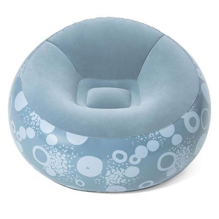 Bestway Siege Pouf Gonflable Chaise Soft Top Cube  1.12m X 1.12m X H 0.66m