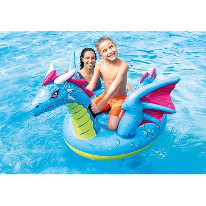 Intex Dragon Chevauchable Gonflable Pour Piscine 2.01 X 1.91 m