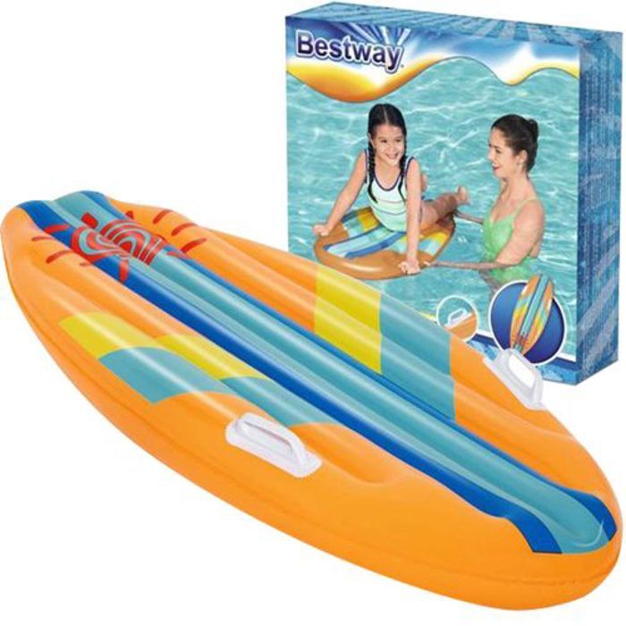 Bestway Planche de surf gonflable Ensoleillée Matelas gonflable 114 X 46 Cm
