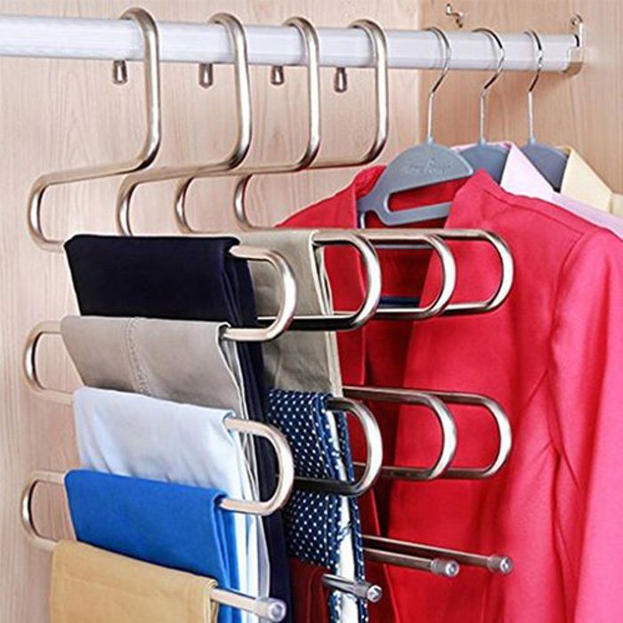 Cintre pour pantalon - GENERIC - Chromé - Acier inoxydable - Mixte - 1 cintre