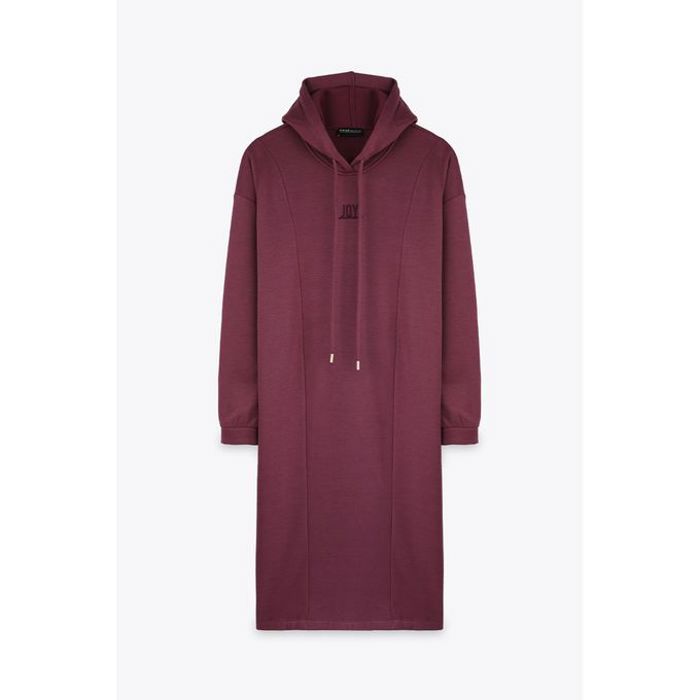 Robe - MARWA - Capuche - Dark Burgundy - Femme - Adulte