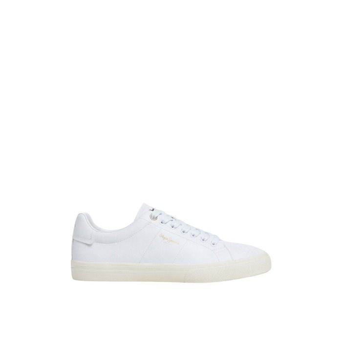 Baskets - Pepe Jeans - Kenton Rise - Blanc - Lacets - Plat