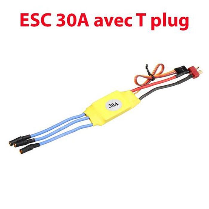 ESC 30A avec T plug Controleur vitesse pour moteur Brushless