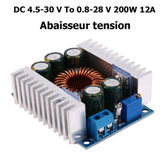 12A 200W DC-DC Convertisseur abaisseur de tension