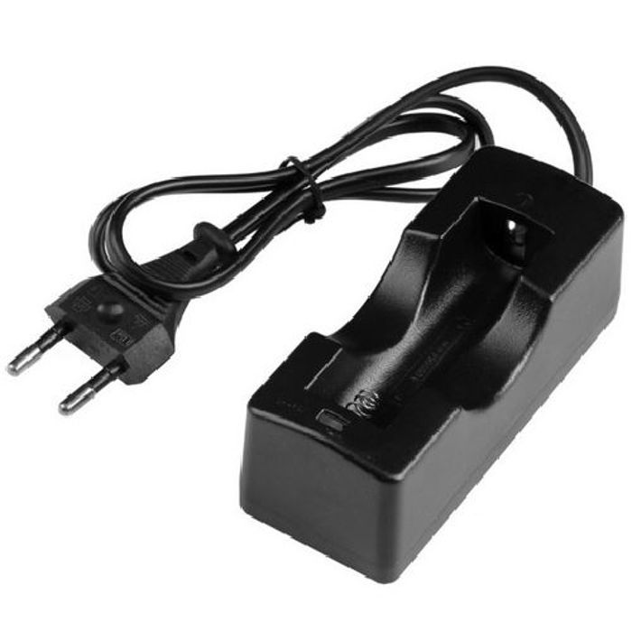 Chargeur AC avec Prise EU pour une pile 18650 3.7V
