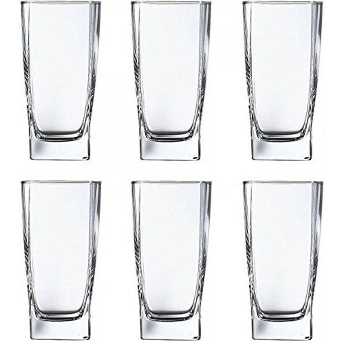 Luminarc ensemble de 6 verres à eau et à jus de fruits sterling - 330 ml